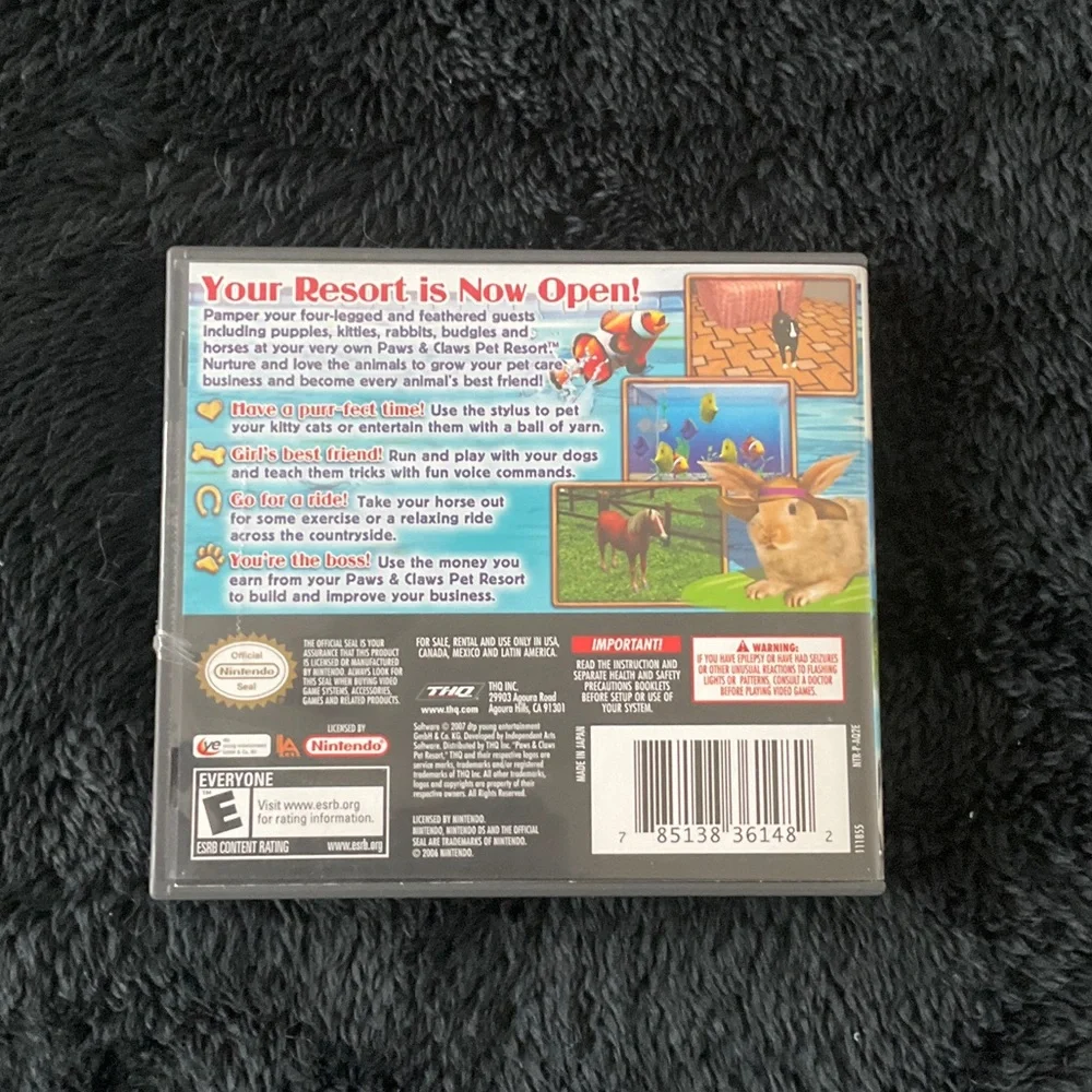 HQ Paws & Claws Pet Resort for Nintendo DS